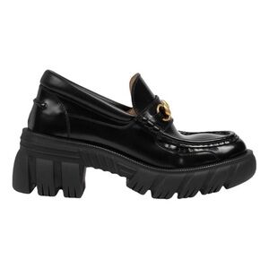 GUCCI horsebit platform loafers